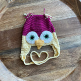 Crochet Owl Aviator - Toddler