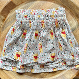 KIDS Paper-Bag Skirt - Classic Bear and Pig Floral