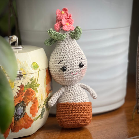 "Heidi" the Hyacinth - Crochet Plush Plant