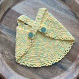 KIDS Crochet Swing Top - Yellow Rainbow Confetti (2T/4T)