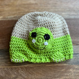 Crochet Turtle Beanie - Toddler