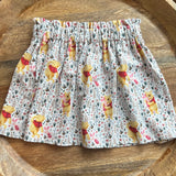 KIDS Paper-Bag Skirt - Classic Bear and Pig Floral