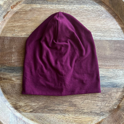 Slouchy Beanie - Maroon