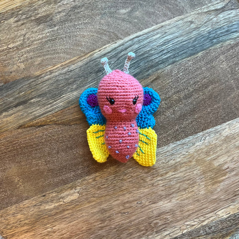 "Bitty" the Butterfly - Crochet Mini-Plush