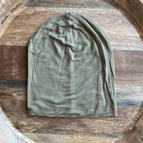 Slouchy Beanie - Army Green