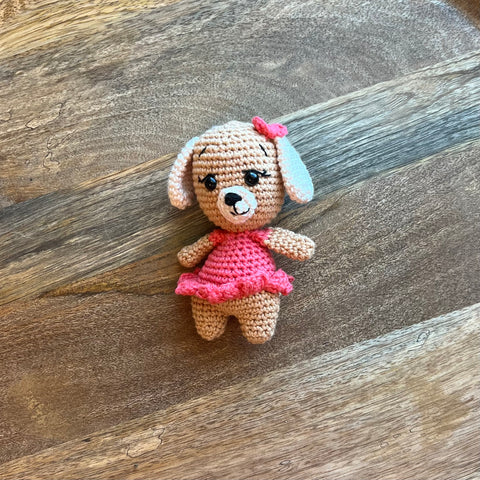 "Poppy" the Puppy - Crochet Mini-Plush