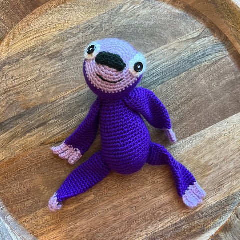 "Sam" the Sloth - Crochet Plush