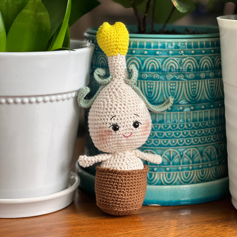 "Tina" the Tulip - Crochet Plush Plant