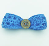 Skinny Button - Crochet Hair Bow