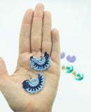 Crescent Crochet Earrings