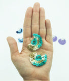 Crescent Crochet Earrings