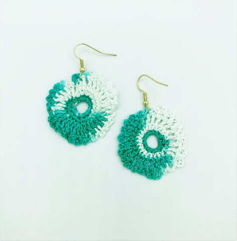 Circle Crochet Earrings