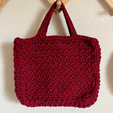 Maroon Small Satchel - Handbag